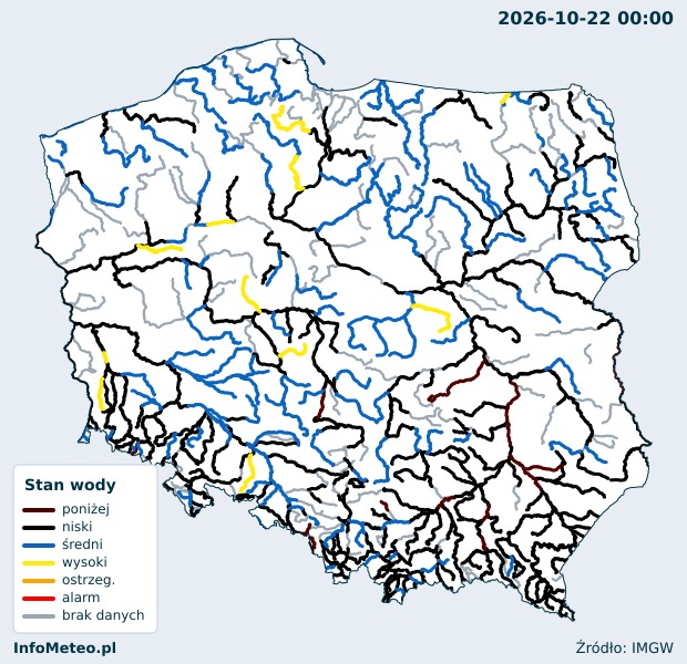 Hydrologia - stan rzek w Polsce